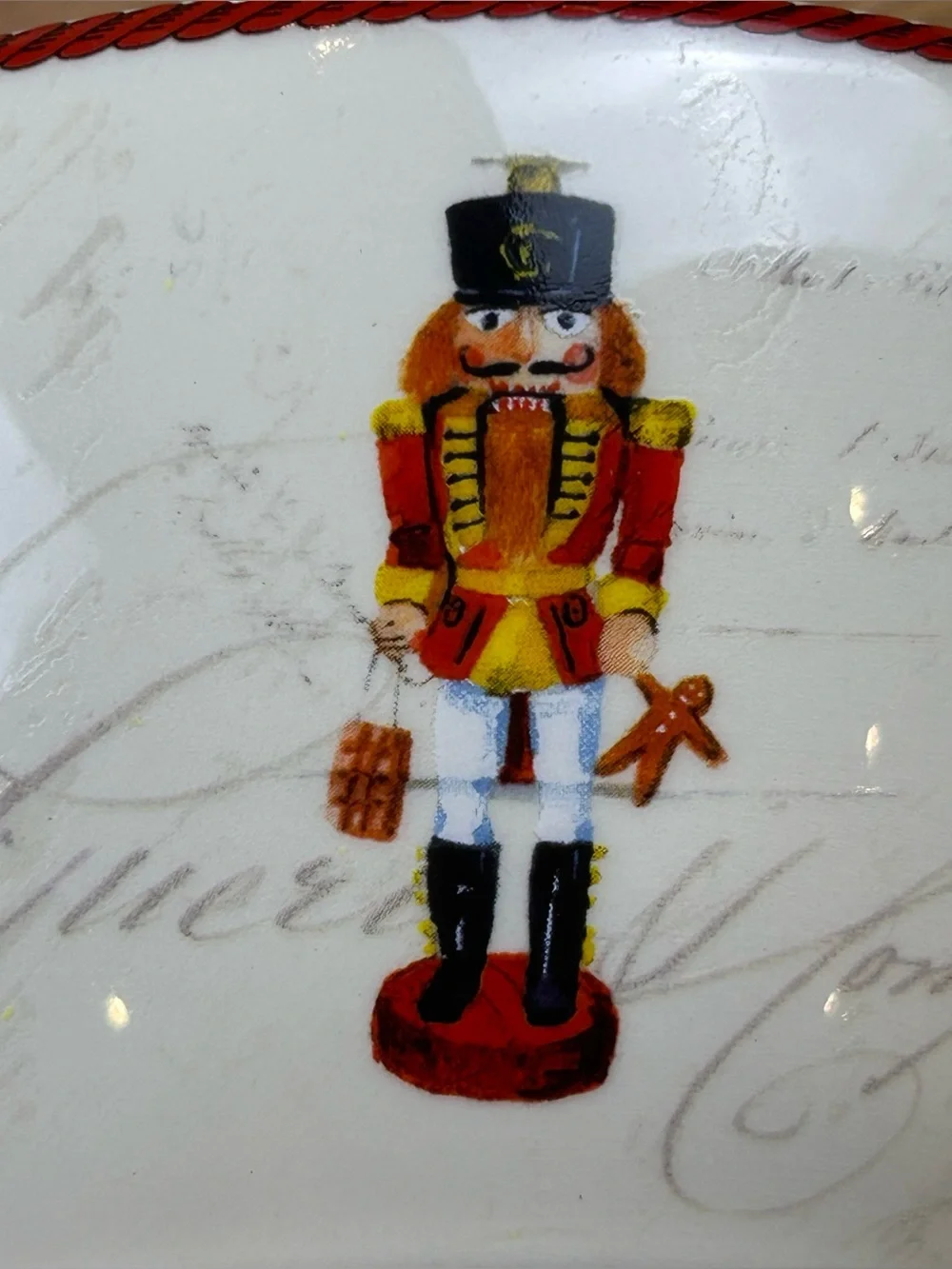 Williams Sonoma Nutcracker Footed Cereal Bowl Holiday Discontinued Replacement